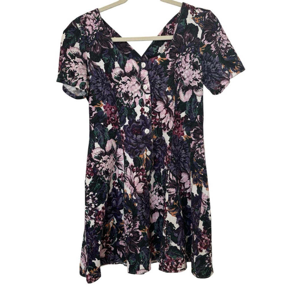 Vintage 90s Floral Hana Dress Size Small